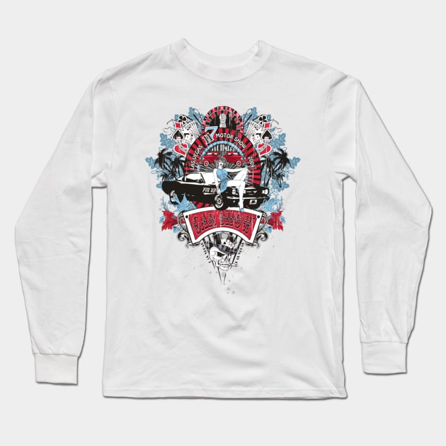 'biker shirts', Long Sleeve T-Shirt by fioruna25